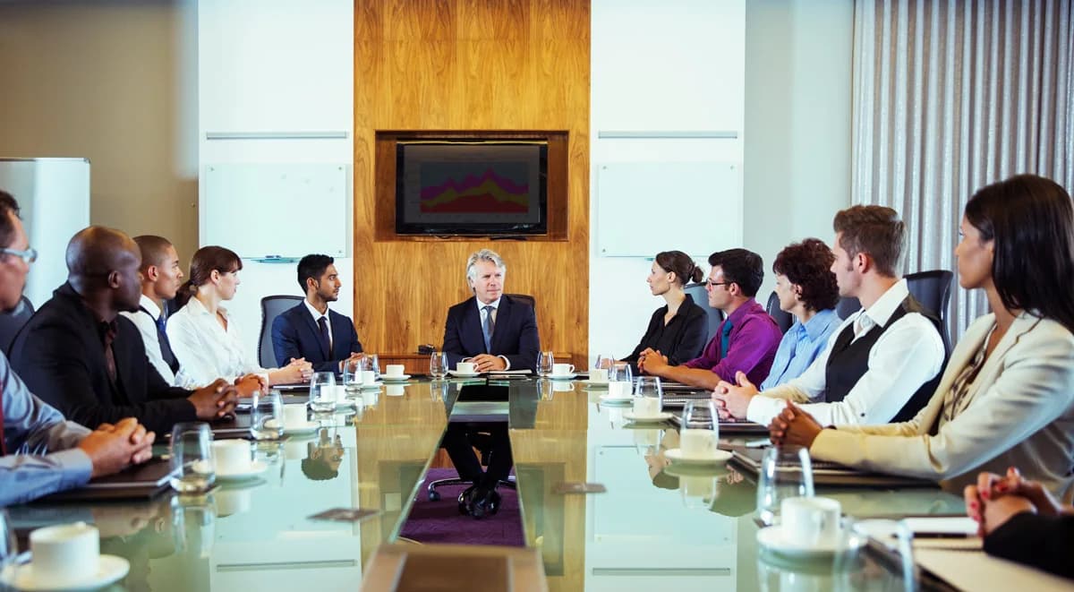 A MoveToEuro leadership meeting — the team aligned around the move-to-Europe journey
